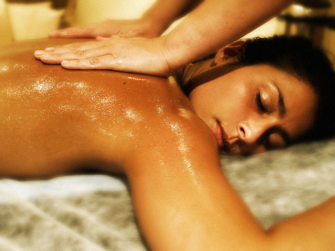 Woman Having A Massage At Dynamic